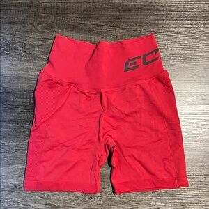 ECHT Red Women's Bike Shorts